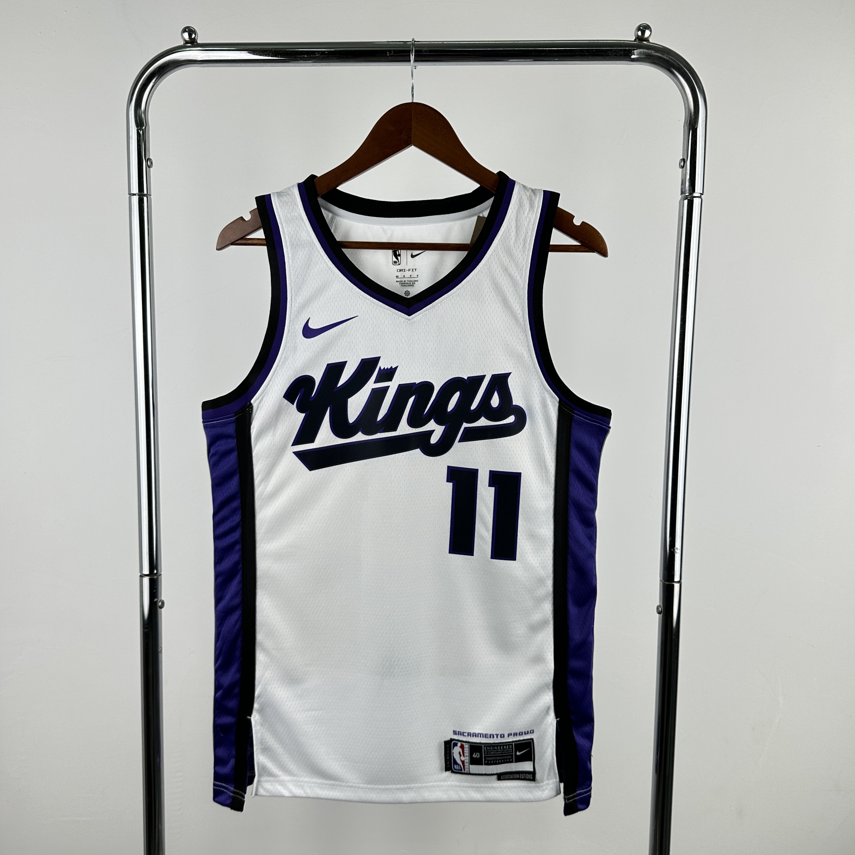 Men Sacramento Kings #11 Sabonis White Season Nike 2025 NBA Jersey